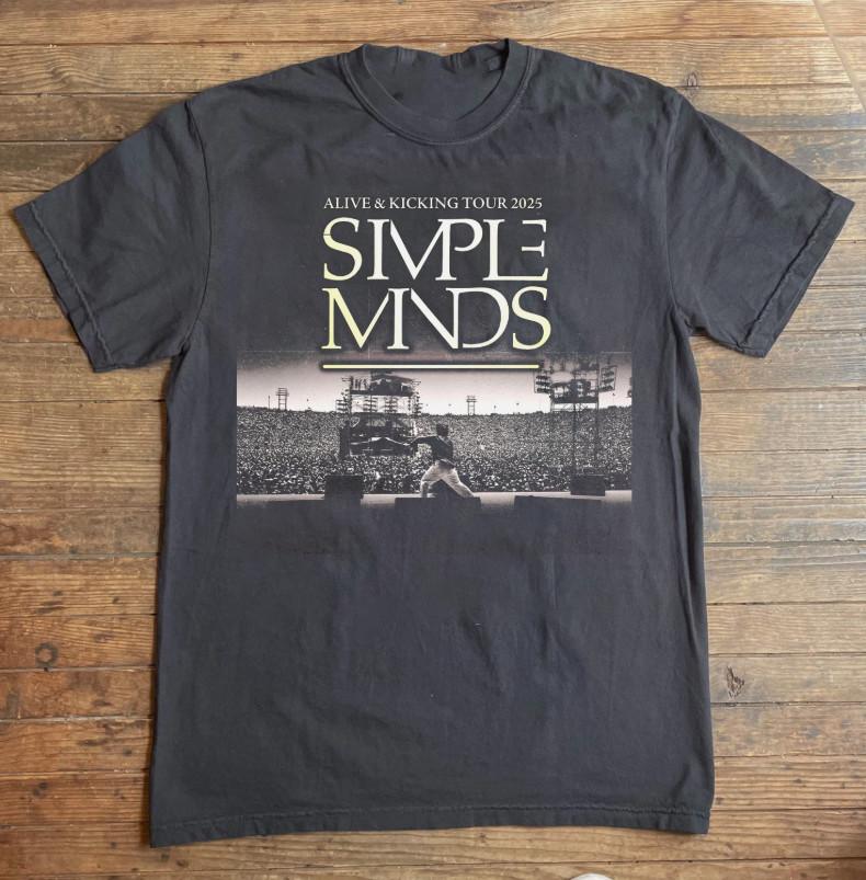 SIMPLE MINDS BRING ALIVE amp KICKING TOUR 2025 All Size TShirt Unisex T-Shirt