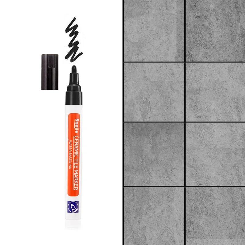 4 шт. Белый водонепроницаемый маркер для плитки, ручка для затирки швов на стенах, для плитки, пола, ванной комнаты, инструменты для дезинфекции швов