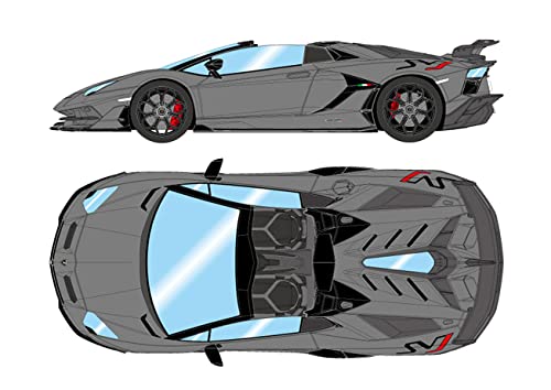 EIDOLON Lamborghini Aventador SVJ Roadster 2019 Grigio Telesto Готовая продукция EML029E 1/18 (колесо Лейриона)