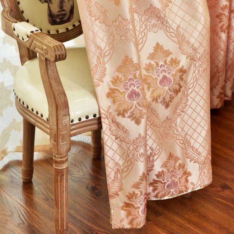 Роскошные Современные Жаккардовые Светонепроницаемые Шторы - Высокоточное Тканое Полотно с Термоизоляцией, Портьеры для Окон, Домашний Декор