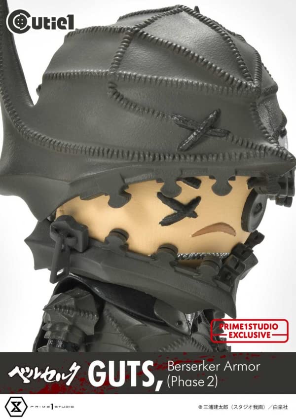 Выставочная фигурка Берсерк Cutie1 Гатс в броне Берсерка Оригинальное искусство Кэнтаро Миуры Выставочные товары (фаза)