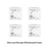 51/53mm round bleached non-woven filters, 4 упаковки