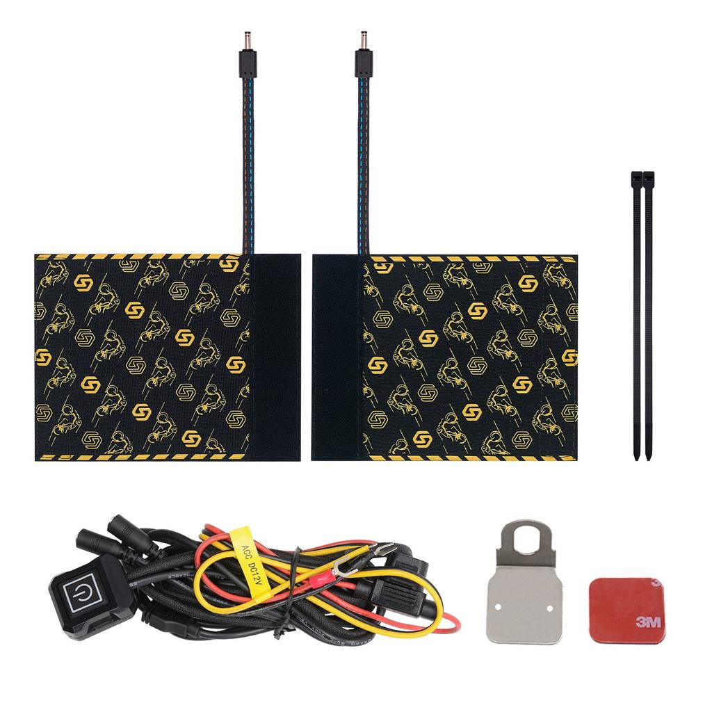 Мотоциклетные ручки с подогревом для снегохода, квадроцикла, мотоцикла, USB, DC5V, руль, подогрев, регулировка 6 передач, подогрев