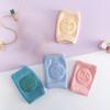 4Pcs soft non-slip knee pads, thickened & durable. Gentle knee protection for crawling babies with cute design.