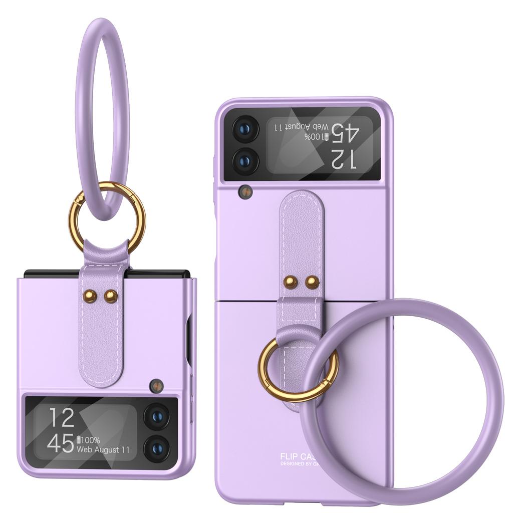 Для Samsung Z Flip 4 браслет дизайн складной чехол для Samsung Galaxy Z Flip 4 5g Flip4 Zflip4 объектив стеклянная пленка Coque