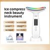 Электрический прибор для красоты шеи 6 режимов 4 передачи Ледяной компресс с базовым массажером Лифтинг и подтяжка Прибор для красоты шеи