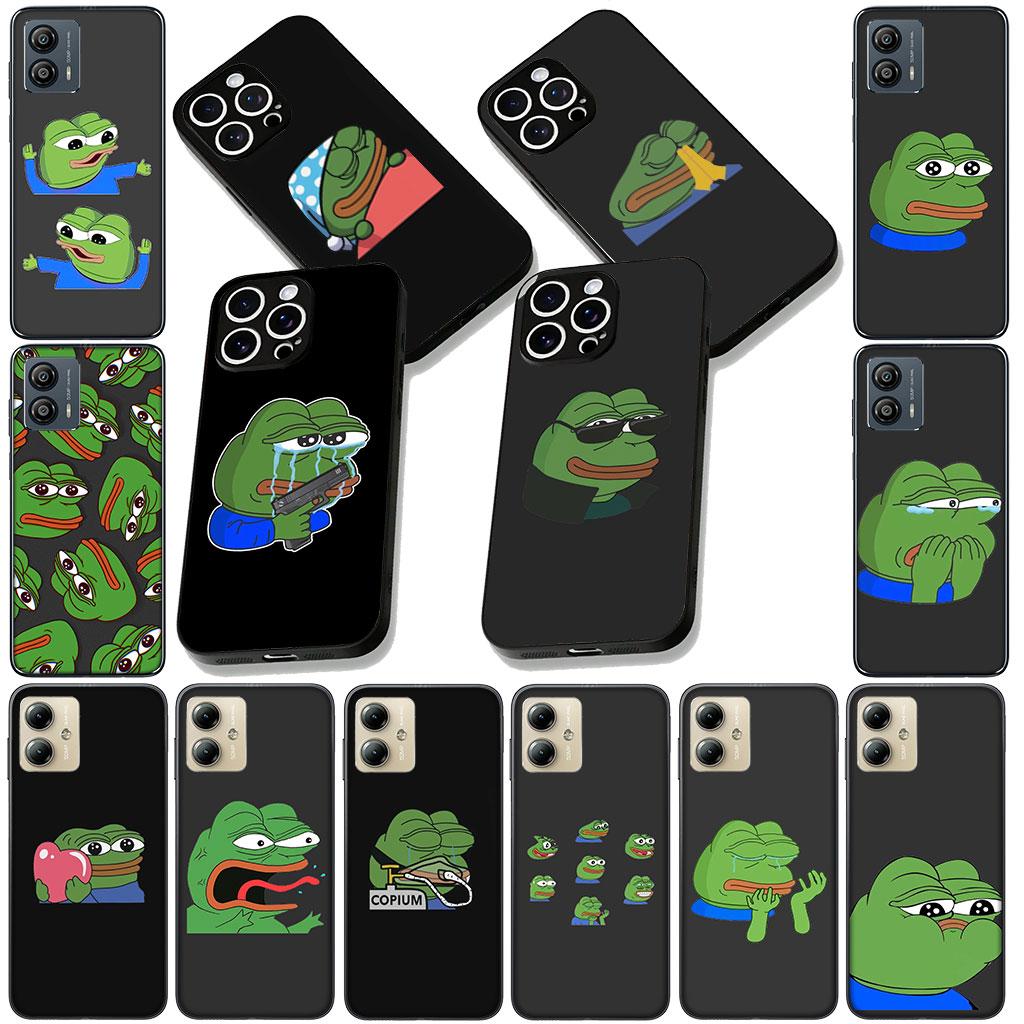 Чехол для телефона Samsung Galaxy A05 A06 A14 A50 A51 A52 A12 A13 A23 A70 A07 A25 A26 M53 A56, грустный лягушонок Пепе, смешной, милый, мягкий