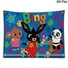 Bing Cartoon Wall Tapestry Aesthetic Wall Hanging Printed Fabric Blanket Decorative Tapestries for Bedroom Living Room Home Decor