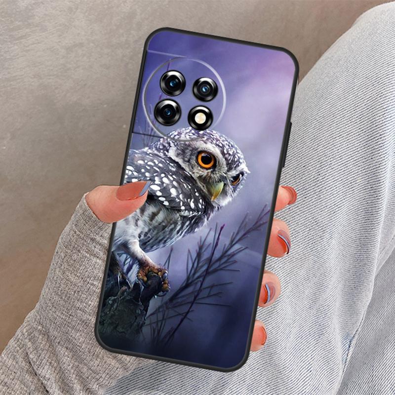 Cartoon Owl Cover For OnePlus Nord CE 4 2 3 Lite N10 N20 N30 OnePlus 13 12 11 10 Pro 12R 13R 10T 8T Case