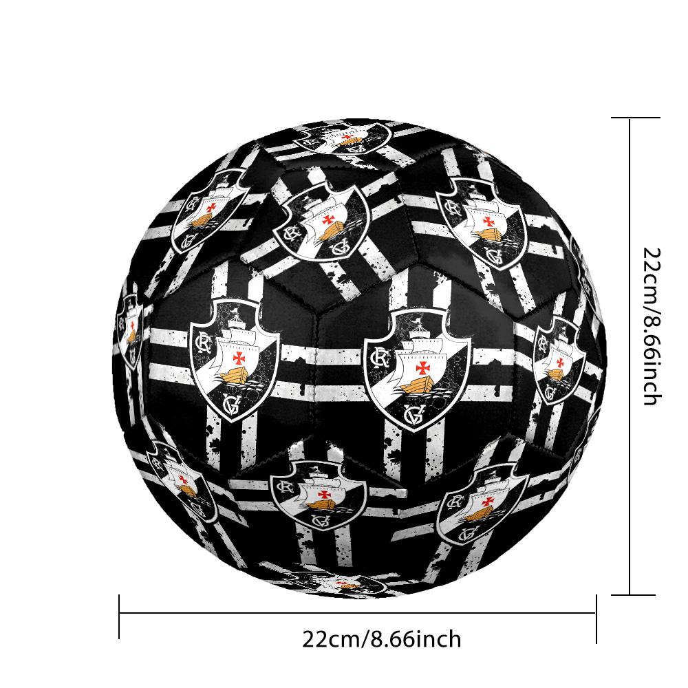 Vasco Football Club Printed Size 5 Soccer Balls, High-Quality, Anti-Slip, Protective Football, A Unique Gift , Birthdays, Christmas Gifts