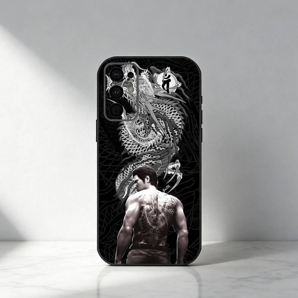 K-Kazuma Kiryu Y-YAKUZA  Phone Case For Samsung S25,S24,S21,S22,S23,S30,Ultra,S20,Plus,Fe,Note,5G Black Cover