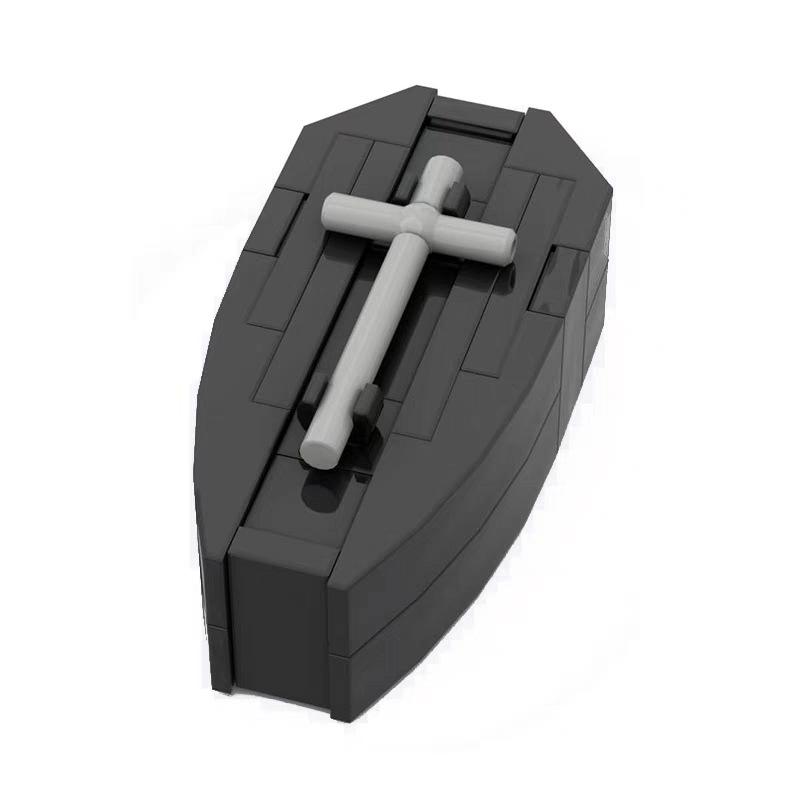 Мелкие Частицы Хэллоуин Кладбище Тыква Сращивание Сборка Забор Дом с Привидениями Сцена Строительный Блок Сделай Сам