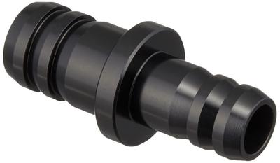 Kijima 105-16600 Мотоциклетные запчасти Соединитель для преобразования шланга 0,4 дюйма (10 мм) до 0,3 дюйма (8 мм) Анодированный алюминий, черный