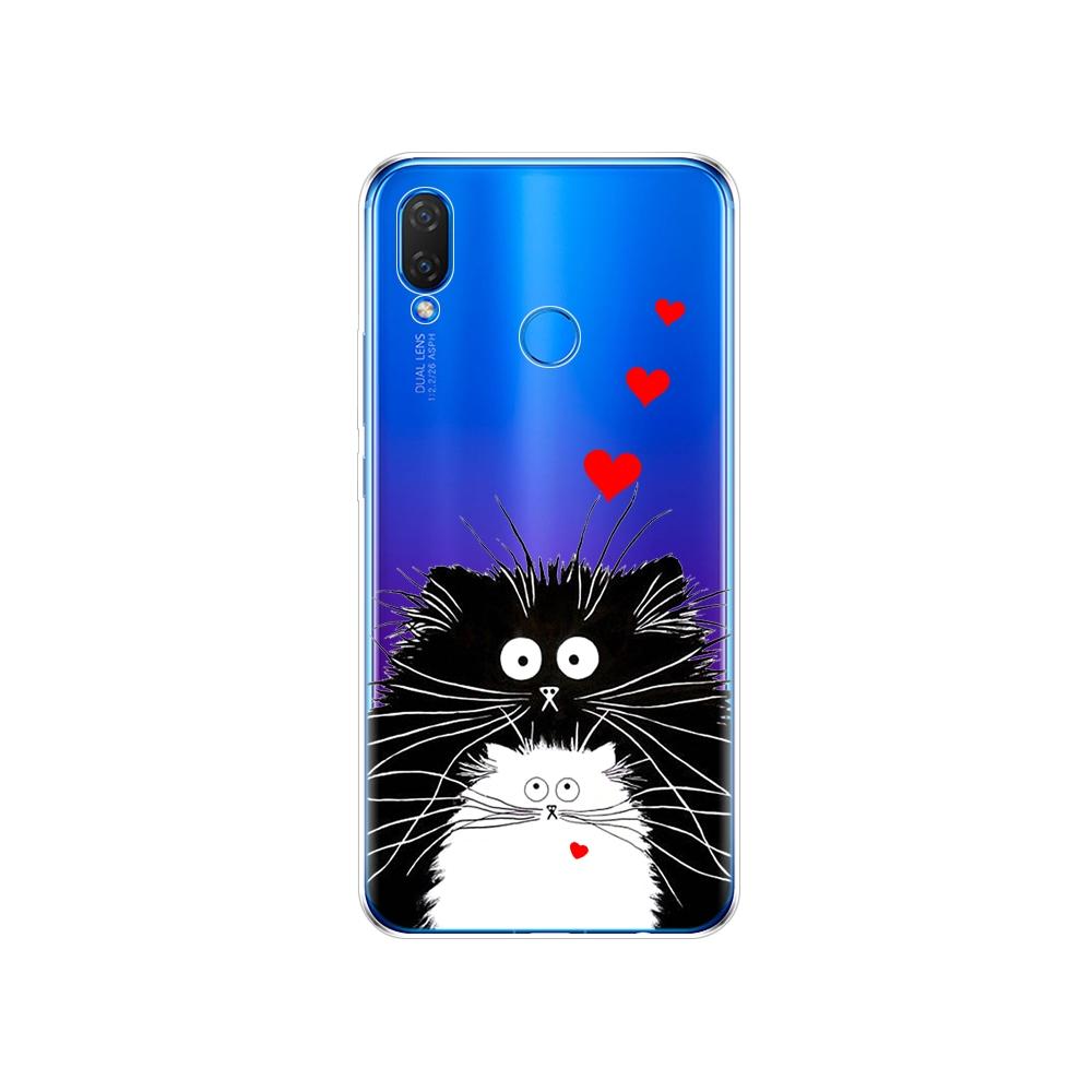 Чехол для телефона Huawei Nova 3 3i 3e, мягкий силиконовый чехол TPU для Nova3 Nova3i INE-LX2 INE-LX9, защитный чехол на все 360 градусов