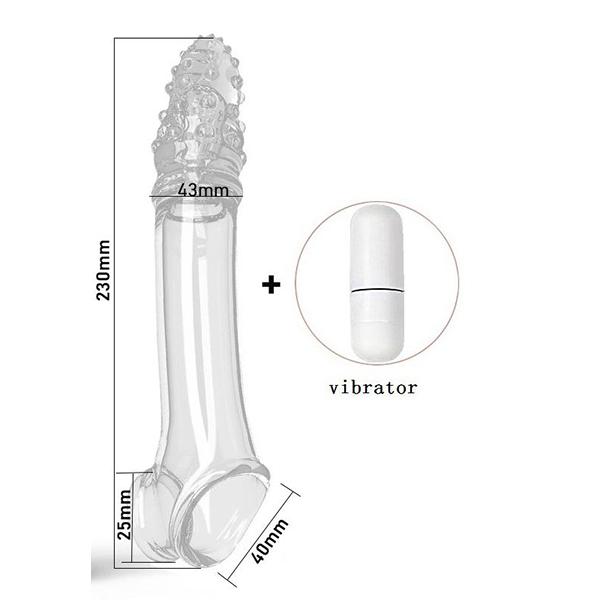 Удлинители рукавов для пениса, презерватив, мужской вибратор с задержкой увеличения, массажер для клитора, кольцо на член, вибрирующий чехол для пениса, секс-игрушки для мужчин