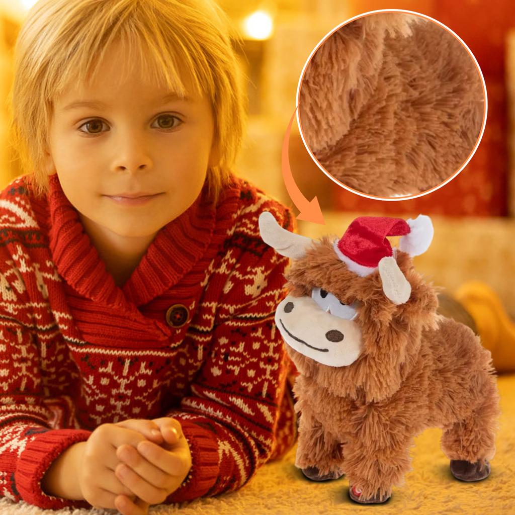 Очаровательная электрическая плюшевая кукла яка - Мягкая игрушка для детей и коллекционеров