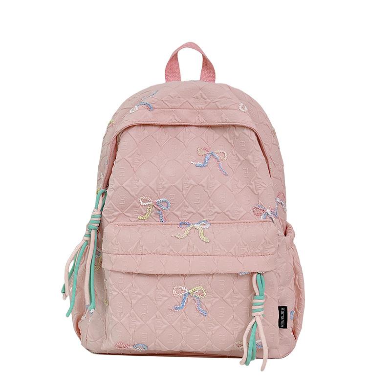 Schoolbag female college student travel backpack Korean school bag female high value niche junior high school girls high school students new version
