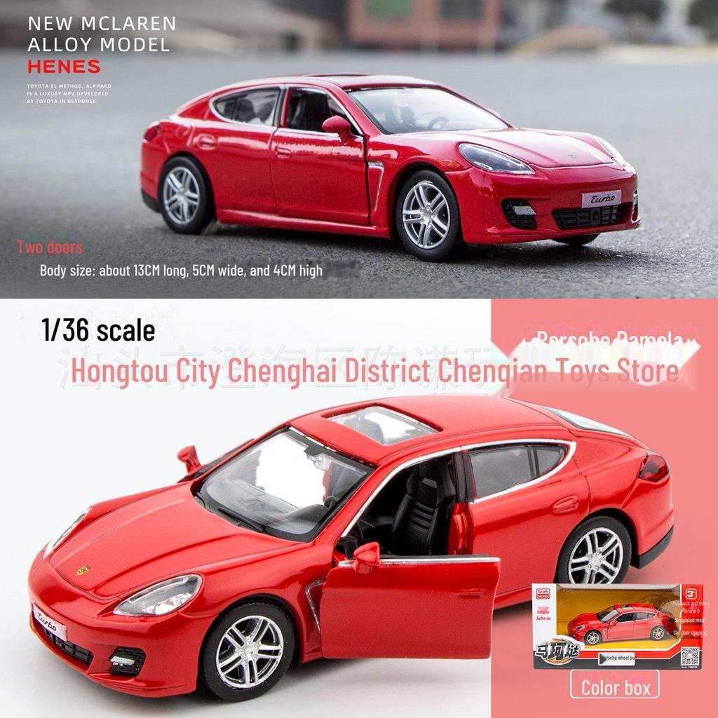 1:36 Porsche 911, 918, Cayenne, and Panamera Alloy Model Toy Car for Kids