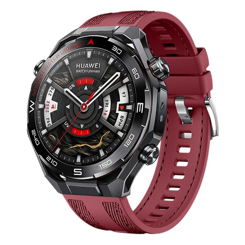 Ремешок 22 мм, подходит для Huawei Watch Ultimate 2, мягкий и прочный силиконовый нейлоновый сменный браслет для GT6 Pro GT5 46 мм