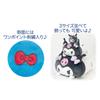 Подушка для лежания Hatayama Shoji Sanrio Mochi Mochi Mini Kuromi Общая длина 23 см 34202431 Прибл.