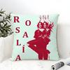 Новая певица фламенко R-Rosalia Музыка Люкс 2 Наволочка Хлопчатобумажная льняная ткань Квадратная на молнии Наволочка Домашний Декоративный Гостиная
