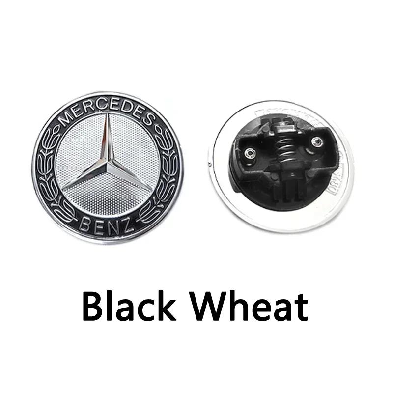 1 шт. 44 мм 57 мм 74 мм Металл Для Mercedes Benz Передний Капот Головной GLA GLB GLC GLE E200 E260 E300 Значок Эмблема Аксессуары