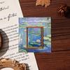 Art Book Marker Vintage Oil Painting Bookmark Gold Plated Bookmark Retro Vintage Metal Bookmark For Fridge Magnet Gift For Book