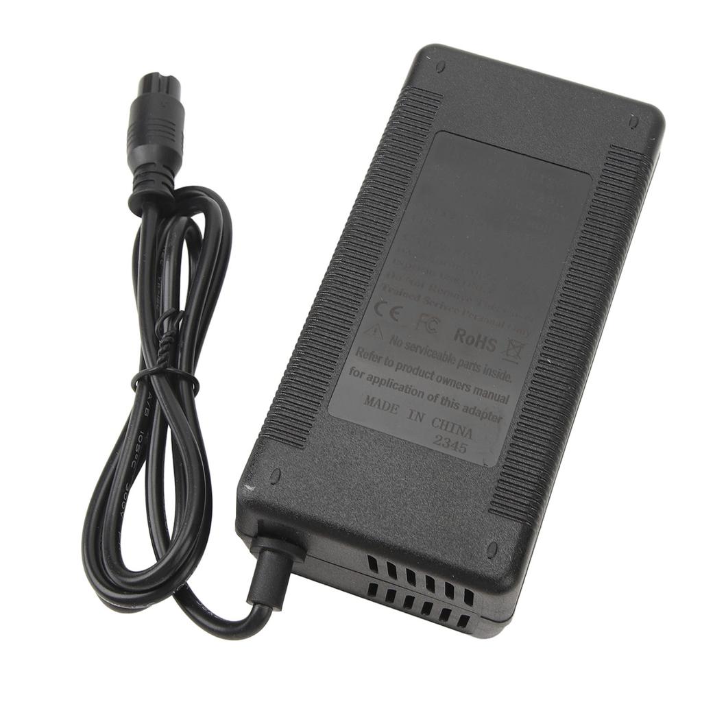 Battery Charger 48V 2A Safe Protection with 3 Prong Plug for KUGOO M4 PROM4 Electric Scooter