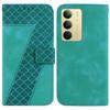 For Realme C75 4G Stand Case 7-Shaped Pattern Imprint Leather Phone Cover
