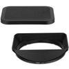 Haoge Bayonet Square Metal Lens Hood Shade with Cap for Sony FE G Prime Lens 24-50mm F2.8