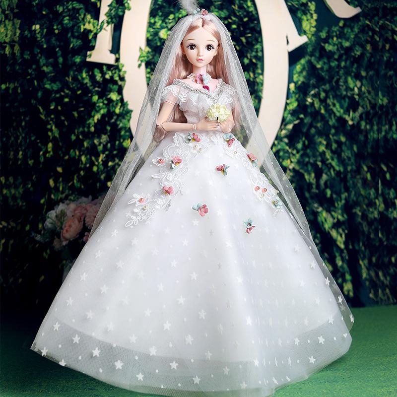 Большая кукла для переодевания 80 см, принцесса, игра в домик, игрушка для девочки, праздничный подарок на день рождения, подарочный набор, подарочная коробка