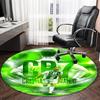 1pc Number 7 Soccer1 Carpet, Round Rug, Comfortable, Suitable for Entryways, Living Rooms, Office, And Bedrooms, Christmas Decoration