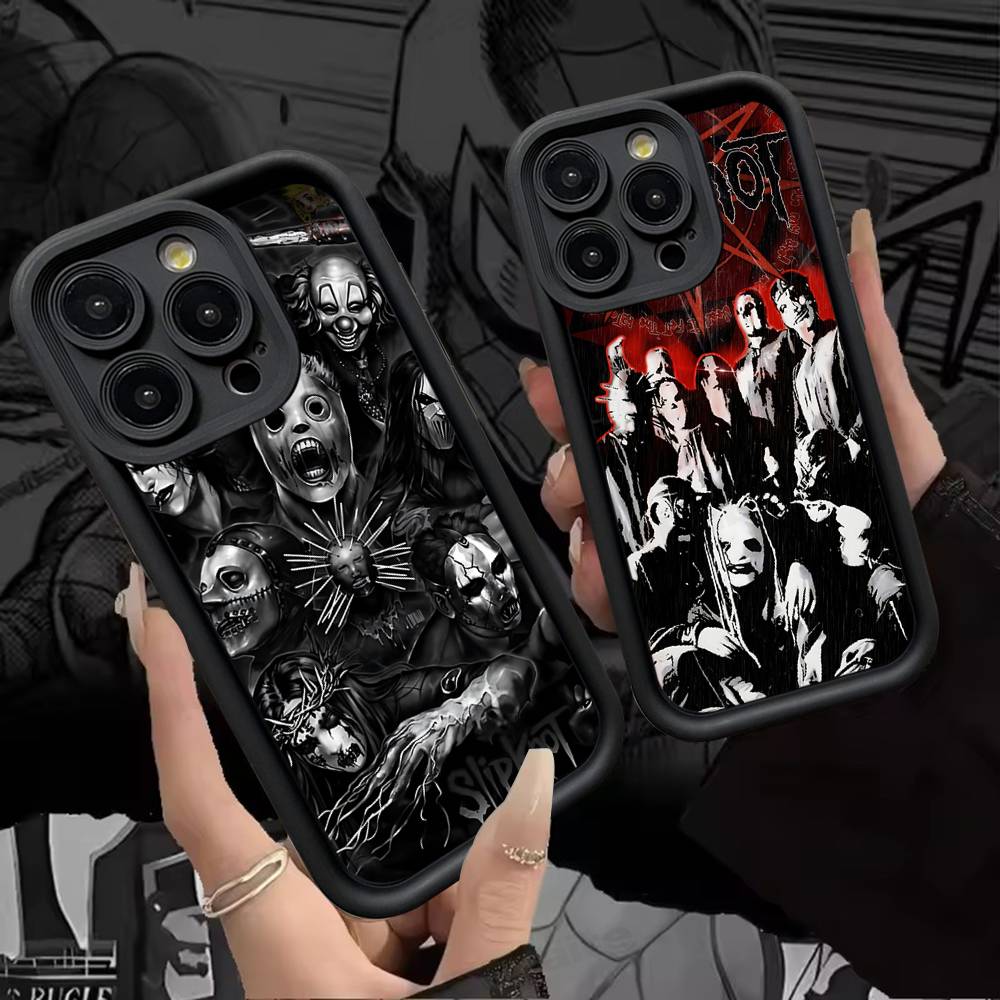 Чехол для телефона Band Cool-S-SlipknotS-S для IPhone 17 16 15 14 13 12 11 Pro Max Mini Plus Мягкая задняя крышка из ТПУ