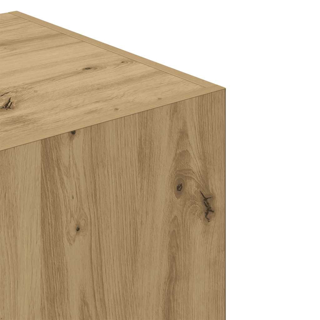 Artisan Oak Wardrobe 90 x 52 x 200 cm Particleboard