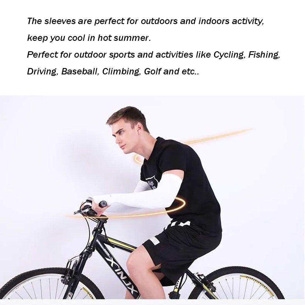 Exposed Thumb Sportswear Basketball Running Sun Protection Arm Cover Outdoor Sport Arm Sleeves