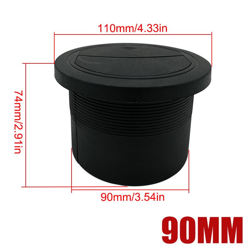 4X 42/60/75/90mm Parking Diesel Heater Warm Air Vent Duct Pipe Outlet Rotatable Exhaust Joiner Connector Car Truck VAN Camper
