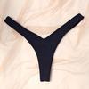 Women Thong Panties Thin Low Waist Seamless Solid Color Good Breathability Lady Underpants