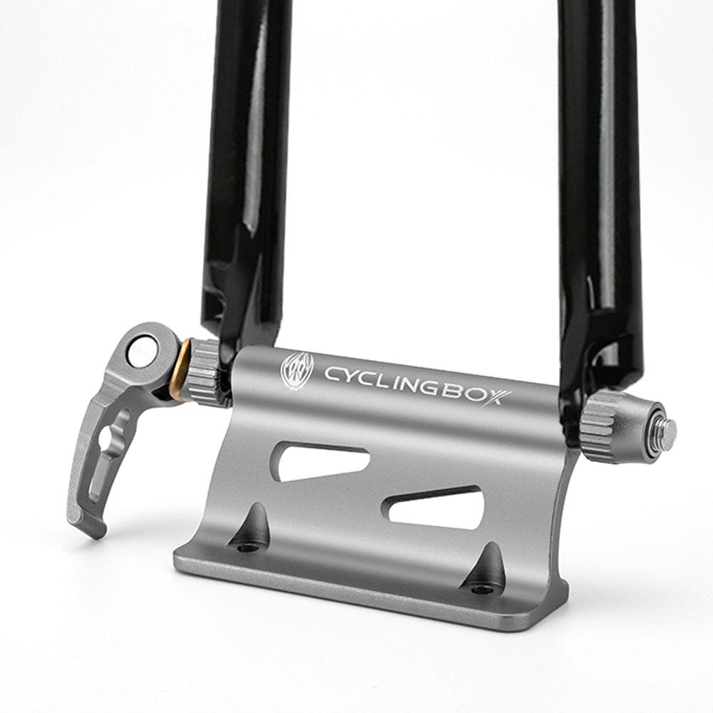 Крепление для вилки велосипеда, быстросъемный велосипедный блок, алюминиевый сплав, передняя вилка, фиксированный зажим, стойка для горного велосипеда