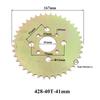 Цепи 428 37T/40T/41T/43T/48T 37MM-76MM Звездочки Задние Звездочки Для 110cc 125cc 140cc Мотоциклов Грязевых Питбайков