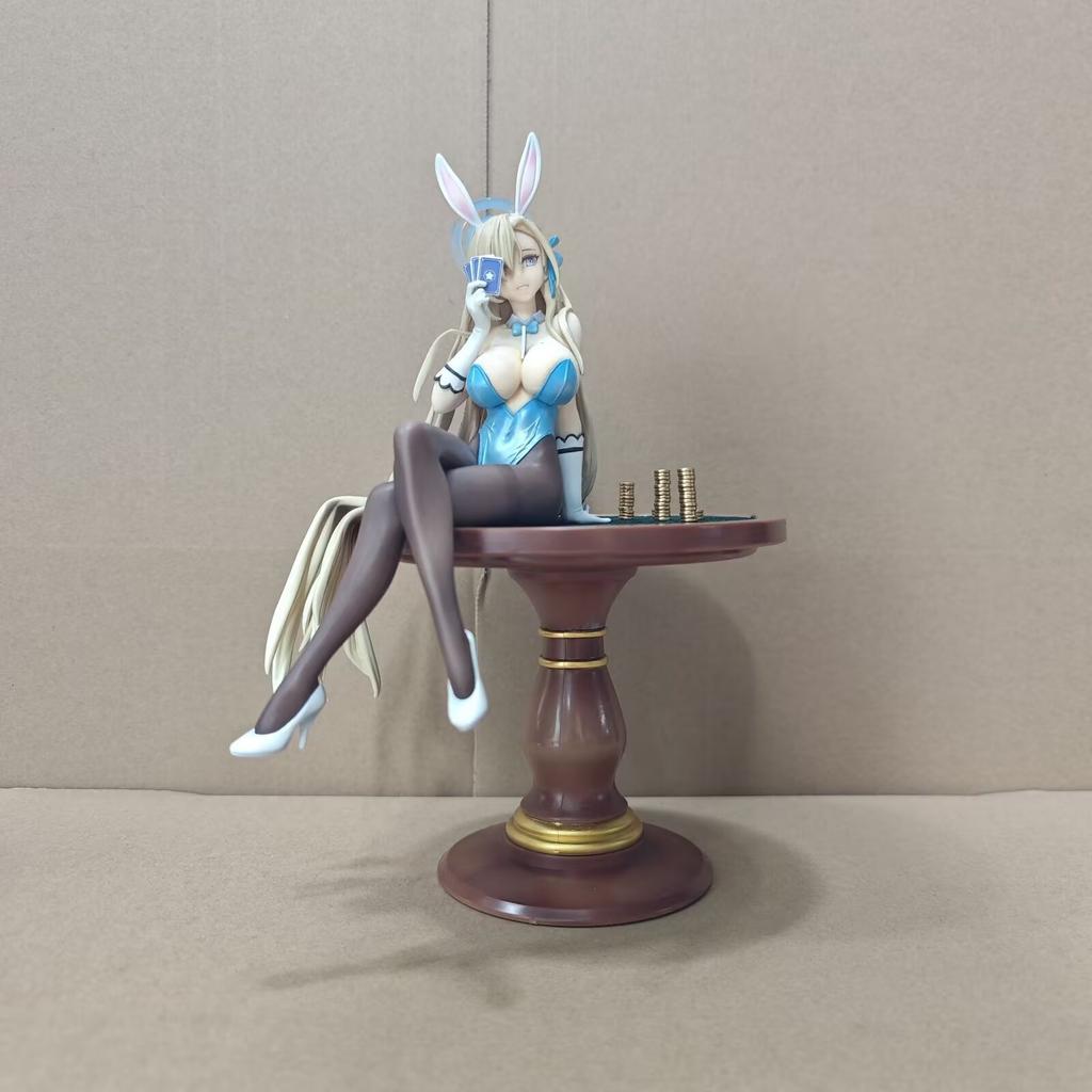 25CM Blue Archive Asuna Ichinose Game Playing Bunny Girl Ver figure PVC Anime Action Toy Statue Adult Collection Model Toys Doll