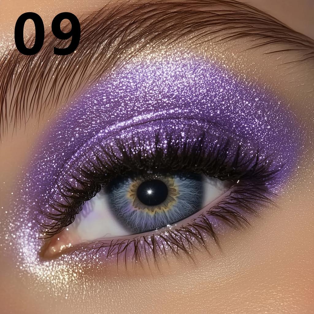 Яркие блестящие кремовые тени для век с кисточкой. Стойкие водостойкие неразмазывающиеся мерцающие тени для век, идеально подходящие для сценических вечеринок