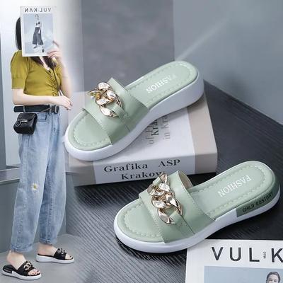 Сандалии женские сандалии на плоской подошве и платформе женские повседневные тапочки карамельного цвета женская обувь Sandalias De Las Mujeres 2024