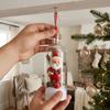 Snowy Scene Santa Snowman Voice-Record Bottle Nostalgic Xmas Voice Memory Ornament  Home Decor