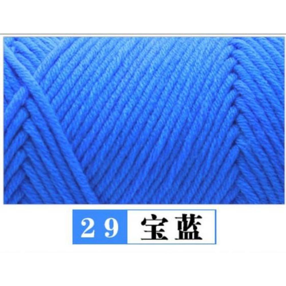 100 г Пряжа Pure Colour Lover Мягкая молочная хлопковая пряжа Шерстяная пряжа 8 сложений Нить для вязания шарфа Шерсть Ручная работа DIY Шарфы Подарок