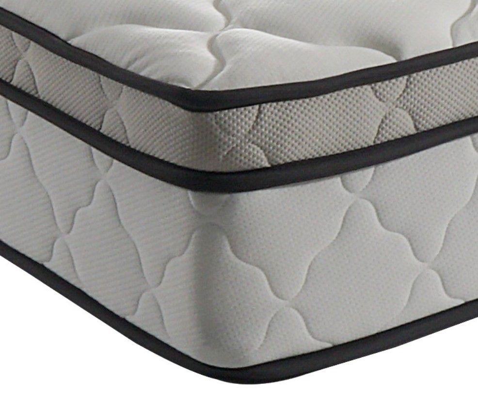 Alona Spring Mattress Memory Foam 80 Kg-m3 - 140x200 Height -- 25.5 Cm - Plush Comfort - Balanced Support - 5 Zon
