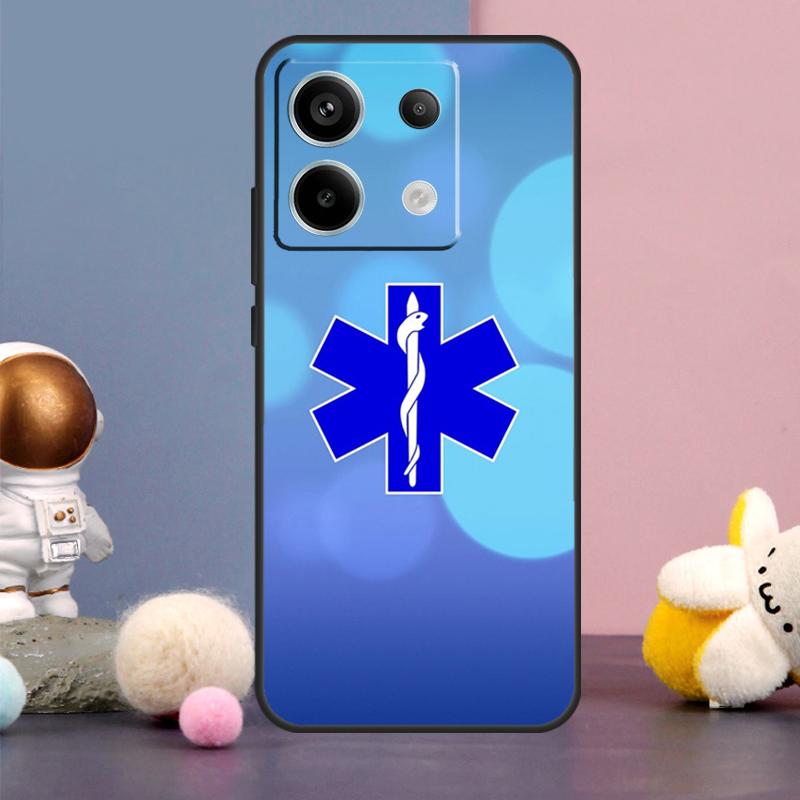 EMT EMS Medical Rescue Case For Xiaomi Redmi Note 13 9 10 11 12 14 15 Pro Plus Redmi 15 15C 14C 10C 12C 13C Cover