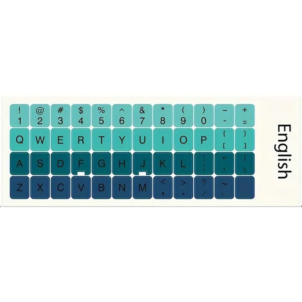 English Keyboard Sticker Russian Letter Laptop Keypad Film Replacement Keyboard Label  Desktop PC