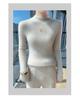 Women's Slimming Pure Wool Lace Half-High Collar Sweater - Ready-to-Wear Knit Pullover Base Layer
