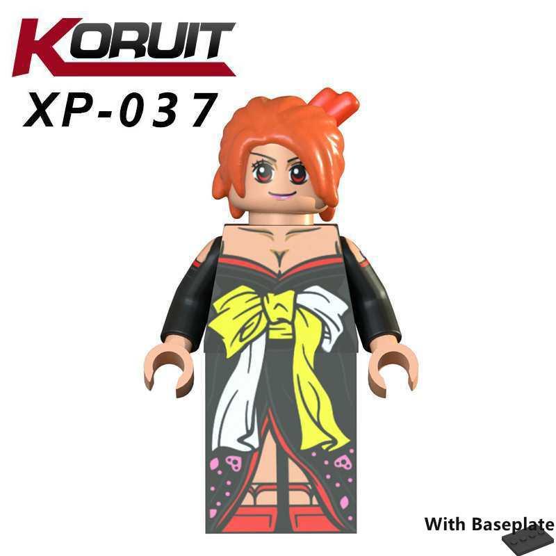 Минифигурки Аниме Фильм и Телесериал One Piece Король Луффи Солонна Красавица Робин Строительные Блоки Игрушки для Детей
