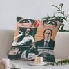 Classic A-American P-Psycho Thriller Movie Maple Design Cushion Cover Happy Autumn Harvest Decor Holiday Decorati Pillow Cover